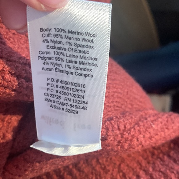 Marino wool long turtleneck - Picture 4 of 4